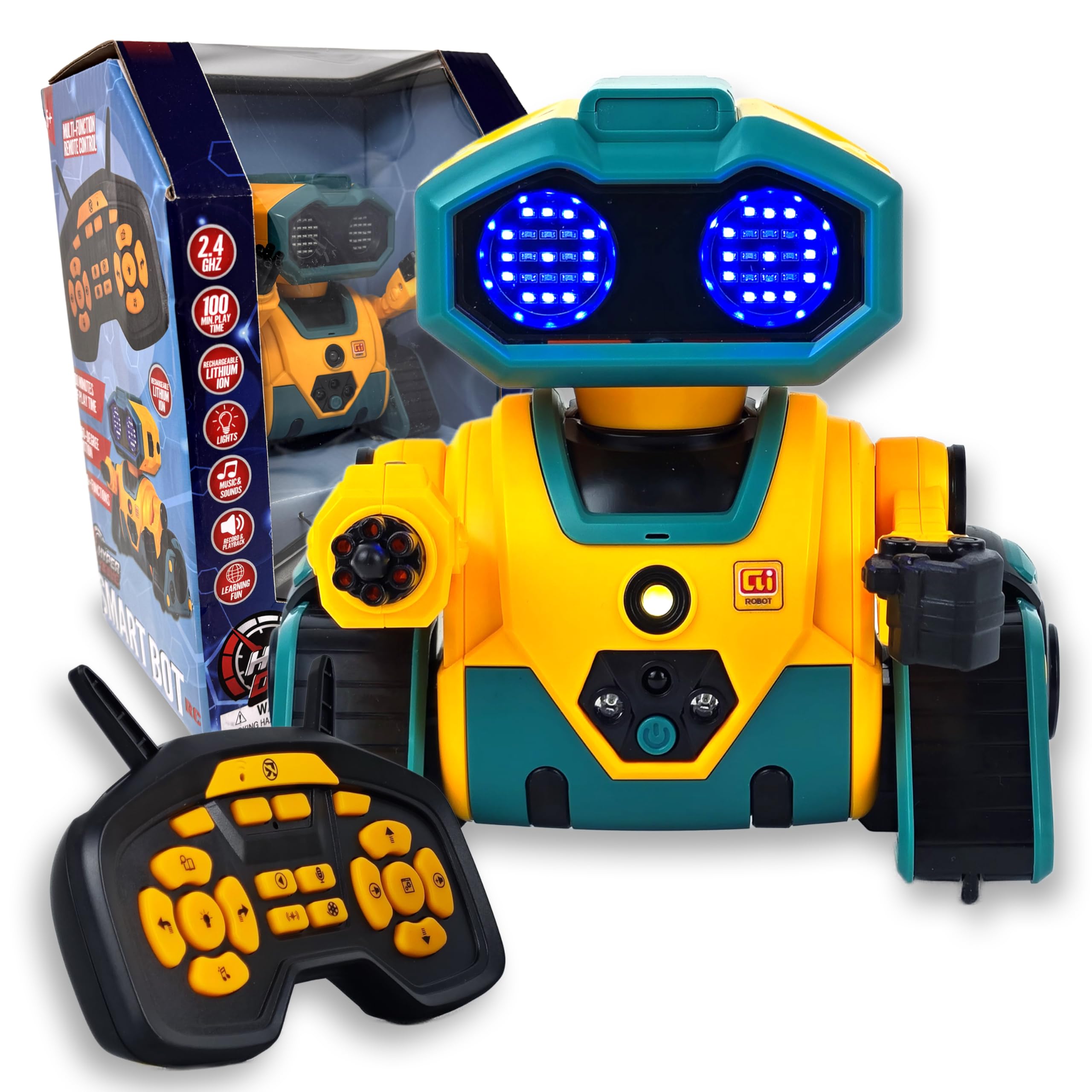 ロボコム ROBOCOM ラジオコントロール ハイテクロボット Amazon.com: Hyper Drive Smart-Bot Coding Robot Kit for Kids – STEM